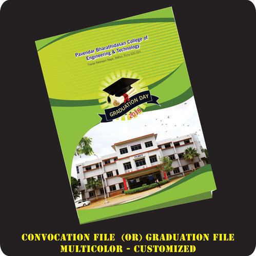 Good Look Customised Multicolour Convocation File