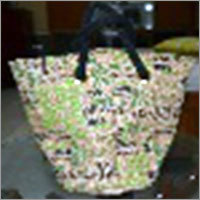 Jute Basket Bag - Customizable Jute Material | Green Color, Hand Length Handle, Personalized Designs and Logos for Promotional or Shopping Use