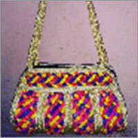 Jute Handicraft Bag - Raw Jute Material, Multi Color | Customizable Design, Hand Length Handle, Ideal For Shopping