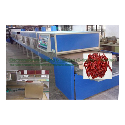 Blue Chili Electromagnetic Conveyorised Drying-Sterilization System