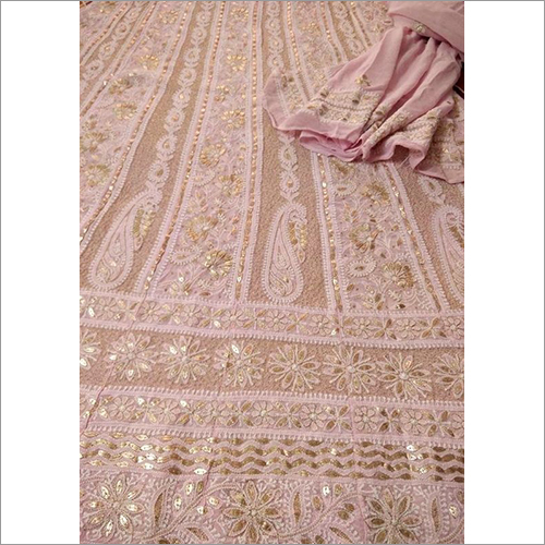 Chikankari Anarkali Dress