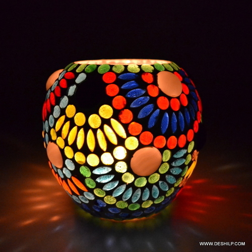 Mystic Halo Handcrafted Candle Holder for Indoor Ambience