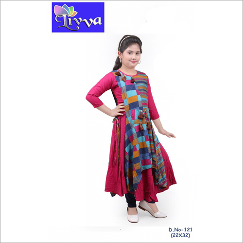 Kids Printed Frock Age Group: 1 Year To 18 Years