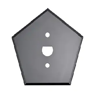 Pentagan Blades - Steel Material 5.8 Ounce Weight Grey Color | Sturdy Structure Sharp Edges for Puncturing Slicing and Chopping