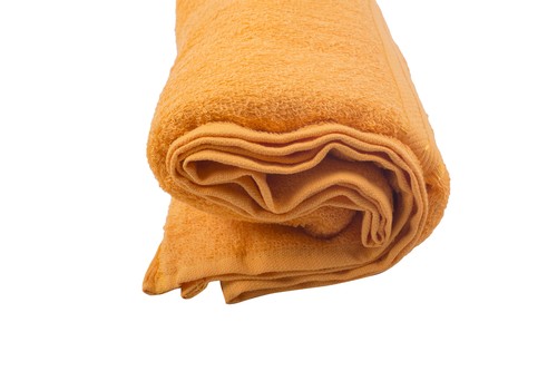 Jumbo 36 x 72 size orange bath towels