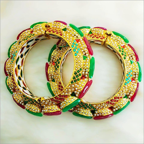 Ladies Stone Studded Round Bangles Gender: Women
