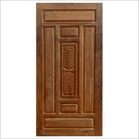 Solid Burma Border Teak Door Application: Residential