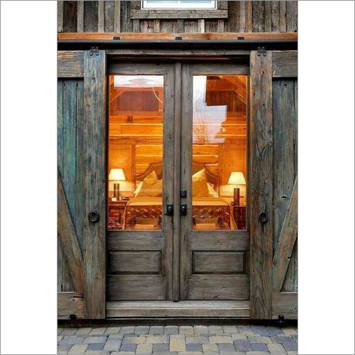 Reclaimed Wooden Double Door