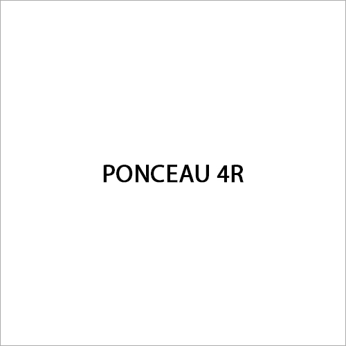 Ponceau 4R Food Colour