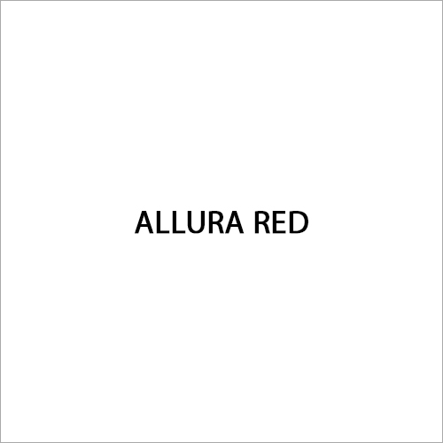 Allura Red Food Colour
