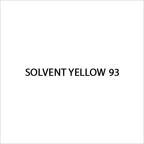 Solvent Yellow 93 Dye