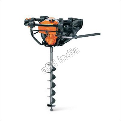 PETROL DRIVEN EARTH AUGER WITH QUICK STOP AUGER BRAKE