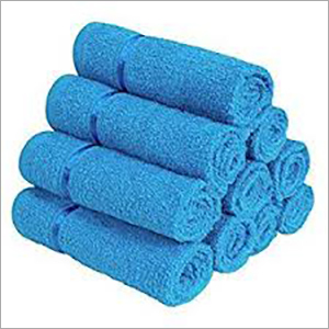 Face Towel - Cotton 25x25 cm Blue, Soft Absorbent Durable Compact