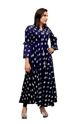 Nevy Blue Ladies Kurti