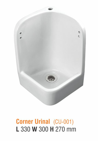 CORNER URINALS