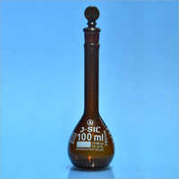 100ml Amber Volumetric Flask Application: Laboratory