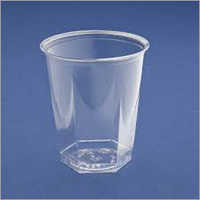 Hexa Plastic Disposable Glass