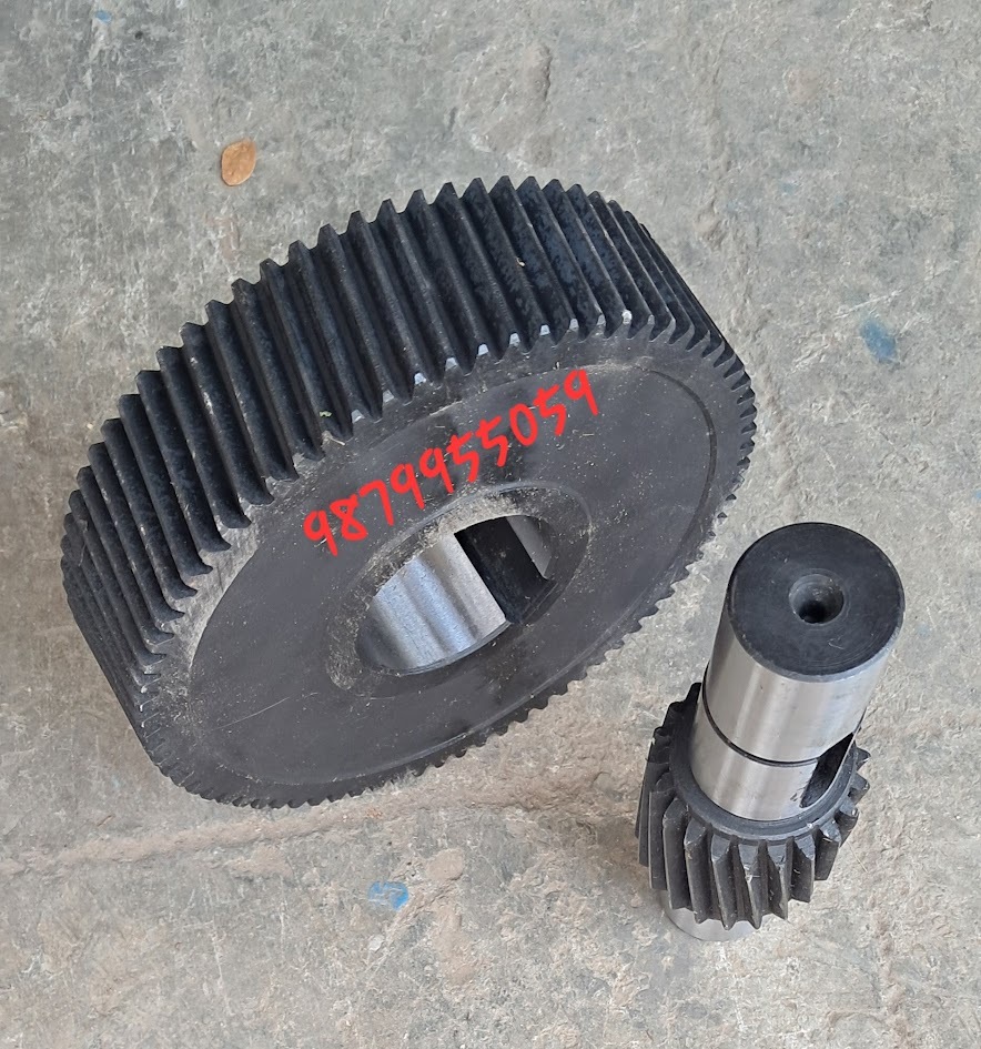 Helical Gear Shaft - Mild Steel & Alloy Steel 2" to 84" O.D. Precision Engineering High Load Capacity Smooth Torque Transmission Low Noise Operation Industrial Applications