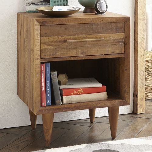 reclaimed wooden bedsides