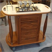 Wooden Flame Trolley