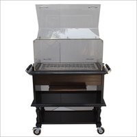 Steel Hotel Refrigerated Pastry Trolley