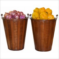 Wooden Vegetable Basket