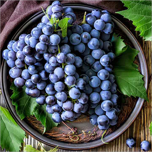 Pure Black Grapes - Dark Purple, Variable Size | Fresh, Sweet, Juicy, Uniform Size, Unadulterated, Custom Packaging