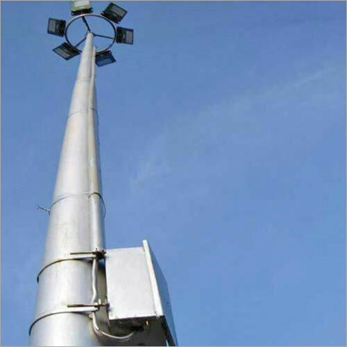 High Mast Tower Light - GI Material 12 Meter Height | Weatherproof Rust-Resistant Energy Efficient Low Maintenance
