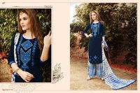 Cotton Embroidery Palazzo Suit