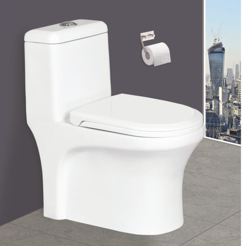 Ceramic One Piece Wall Mounted Toilet