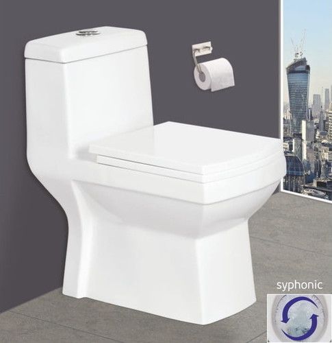 Ceramic One Piece Toilet Commode