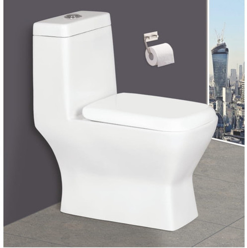 Bathroom Accessories Ceramic Western One Piece Toilet