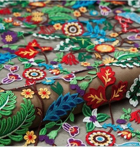 Latest Embroidery Design Fabric