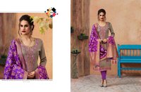 Embroidered Silk Suits