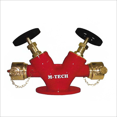 Gun Metal Double Outlet Type Landing Valve