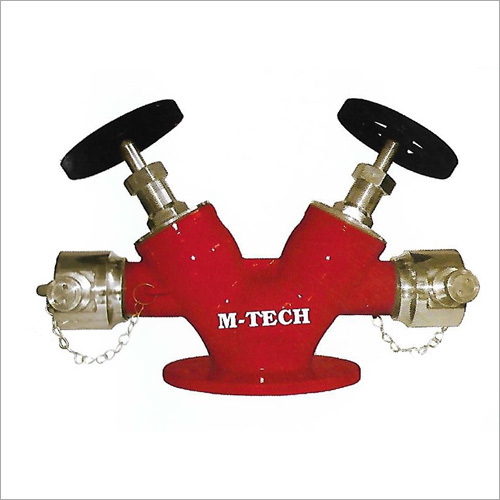 Stainless Steel Double Outlet Type Landing Valve Stainless Steel Double Outlet Type Landing Valve