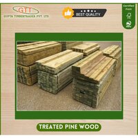 Treated Pine Wood - A Grade, Moisture Resistant, Durable Material | Ideal For Furniture With Good Appearance