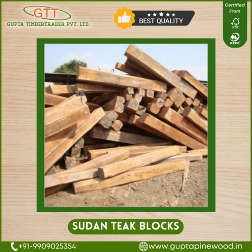 Sudan Teak Blocks