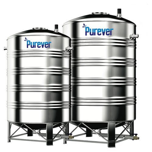 Silver Ss Industrial Water Storage Tanks