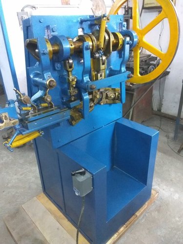 Blue Industrial Packing Clip Machine