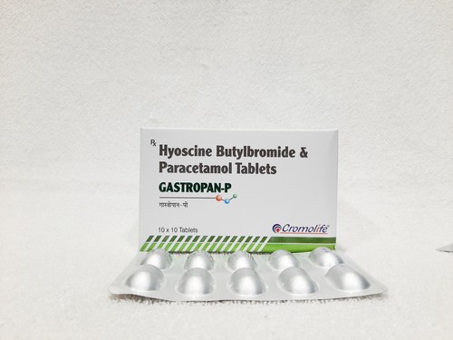 Hyoscine Butylbromide & Paracetamol Tablet Application: As Directed By Physician