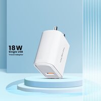 Battery Charger - Plastic Body, Black Color | 6 Month Warranty