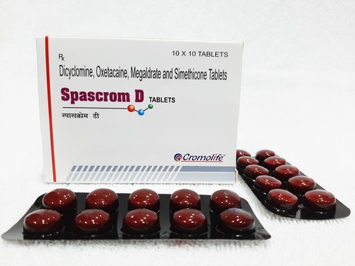 Dicyclomine, Oxetacaine, Magaldrate And Simethicone Tablet