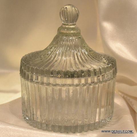 Base Jars Clear Glass Bulb Jars