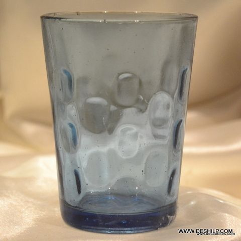 SMALL GLASS DECOR TUMBLER