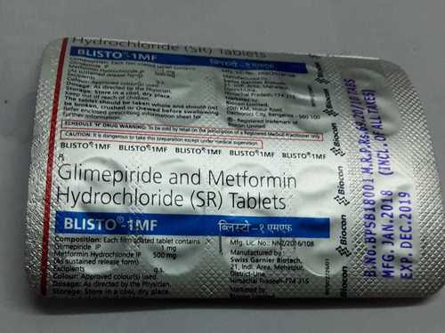 glimepiride metformin hydrocloride tablets