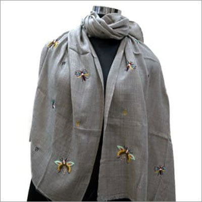 Embroidery designer scarf