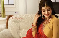 Blue New Designer Anarkali Salwar Suits
