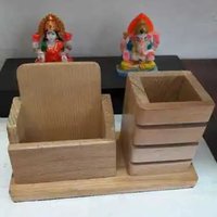 Wooden Desk Organiser