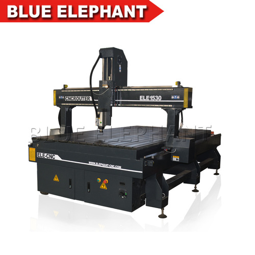 Metal 1530 Wood 3D Engraving Cnc Router Machine With High Z Axis For Antique Furniture Making